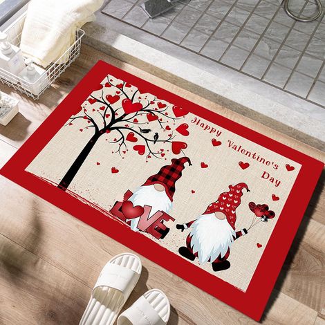 Paillasson - 50 x 80 cm - Fibre Polyester - Dos Antidérapant - Pour Intérieur - 1 Pièce (1/3)