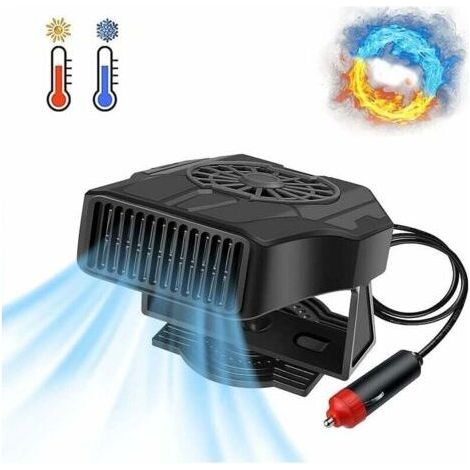 Ventilateur Chauffant 2 en 1 pour Voiture Radiateur Soufflant Chauffage d'Habitacle (1/4)