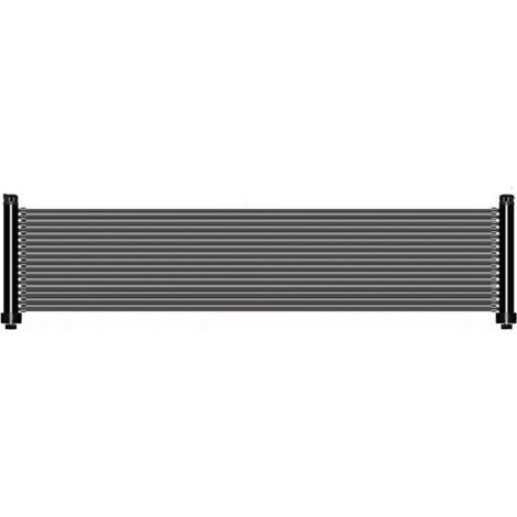Chauffe-piscine solaire 0,33 x 3 m – Compatible piscines jusqu’à 12 m³ – Raccord tuyau 32/38 mm – Installation facile
