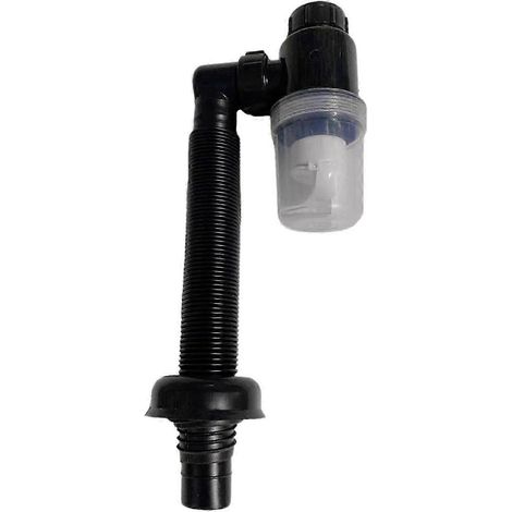 Accessoires de cuisine en forme de P, plomberie, tuyau d'évier, canalisation de lavabo, désodorisant pour évier-Black (1/5)
