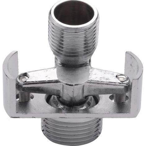 Réglage de l'Angle du Tuyau d'Aspiration Pommeau de Douche en Cuivre Angle Courbé Pied Excentrique Vis Angle Robinet Accessoire 18mm (1/5)