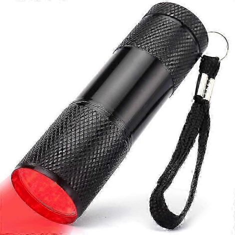 Lampe torche rouge intense 670 nm à 9 LED pour protéger la vue contre la baisse d'acuité visuelle. (1/5)