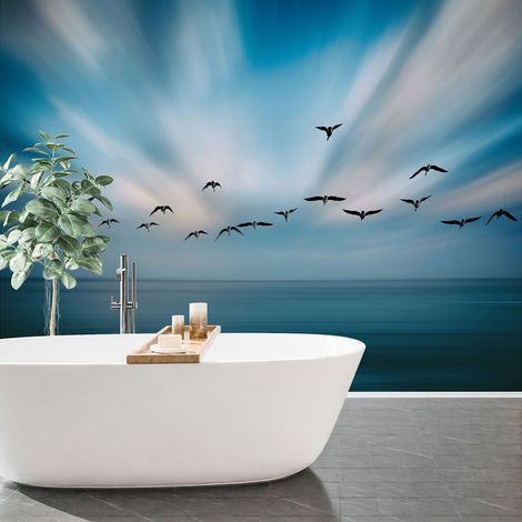 Papier peint panoramique - Oiseaux - 130 cm x 93 cm (1/4)