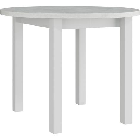 Mesa Victorville 357, Blanco, 76x0x0cm, Alargamiento, Aglomerado laminado, Madera