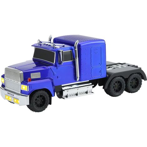 Enceinte Bluetooth en forme de camion avec entrées carte TF, USB, FM, AUX et TWS.