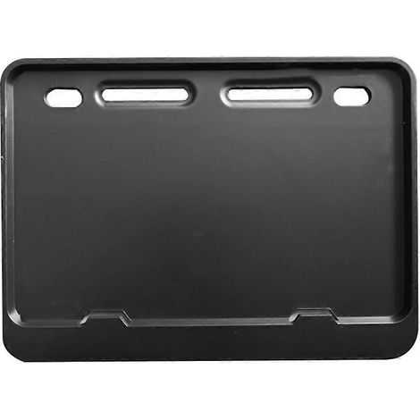 Cadre de protection universel pour plaque d'immatriculation de moto, compatible avec les plaques d'immatriculation avant et arrière. (1/5)