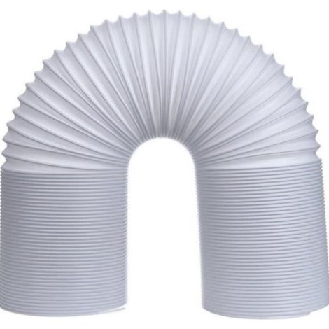 Tuyau d'Evacuation Flexible - Universel pour Climatiseur Mobile - 3M15CM - Blanc (1/3)
