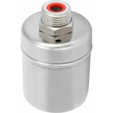 Régulateur de niveau de piscine,Robinet à bille à flotteur 1/2in Réservoir de contrôle automatique du niveau eau Robinet à bille flottant en acier inoxydable (1/5)