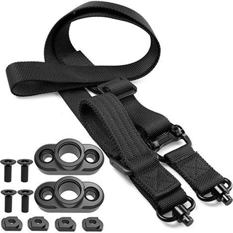 Corde tactique MS4 Task Rope, ceinture tactique multifonctionnelle à un ou deux points d'attache, boucle QD avec base. (1/5)