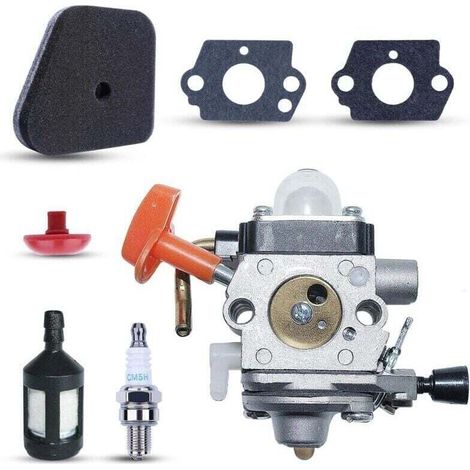 Carburateur FS90 pour Stihl FS90 FS90 R FS87 FS87R FS100 FS110 FS110R pour tondeuse à gazon série FS FC KM avec bougie d'allumage filtre à air filtre à huile