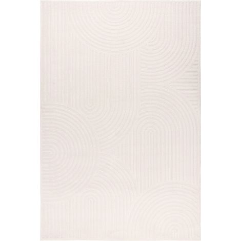 Tapis intérieur ivoire à poils courts doux et dense - 150 x 80 cm (1/5)