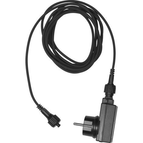 Transformateur complémentaire pour guirlande lumineuse d'extérieur 3/10m – Rallonge incluse – Connexion électrique facile (1/2)