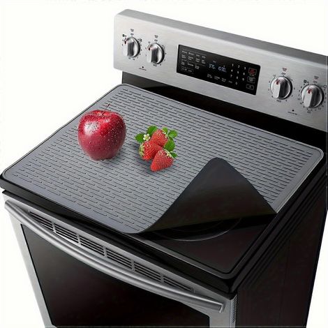 Tapis de protection en silicone pour cuisinière électrique (1/4)