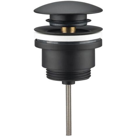 Vidage rond clic-clac noir mat Rubinetterie Noir mat 66mm (1/2)