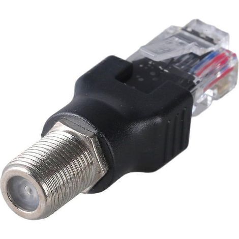 Adaptateur convertisseur RJ45 femelle vers RJ45 mâle, coupleur coaxial (1/5)