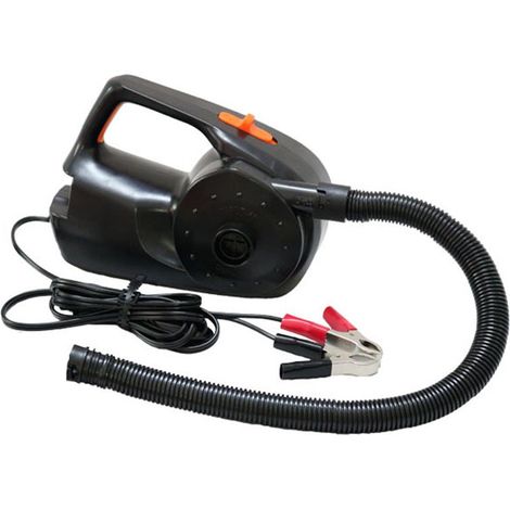 Pompe à air électrique portable 12 V 100 W pour voiture, idéale pour gonfler kayaks, bateaux, coussins de piscine et ballons. (1/5)