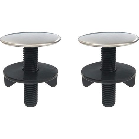 2-piece kitchen faucet hole cover, sink faucet hole cover, brushed metal plug cover, stainless steel plug, kitchen sink hole cover (1/5)