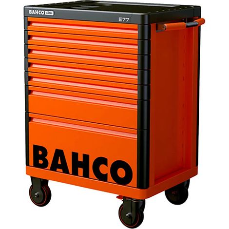 Almacenamiento de herramientas Bahco e77 sistema DAAT ruedas frenadas