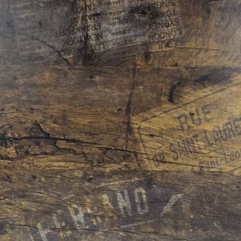 Plateau ALABAMA mélaminé style vintage pour intérieur