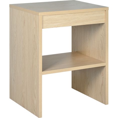 Mueble de lavabo individual en roble decorado 60 cm VOLLO (1/5)