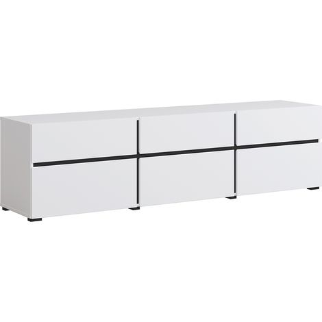 Mobile TV 3 ante Lilia bianco 180cm