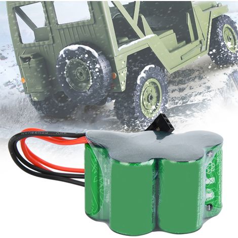 Batterie NiMH 6V 1600mAh RX, chargeur de récepteur trapézoïdal pour modèle RC, type trapézoïdal (1/5)