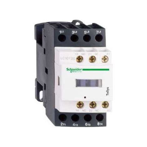 Contacteur TeSys LC1D 4P AC1 440V 20 A bobine 230 V CA - LC1DT20P7