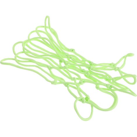 Filet de basket-ball vert en nylon de rechange (lot de 4) - Durable et facile à installer (1/5)