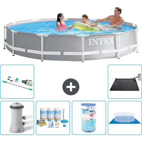 Intex Piscine Prism Frame Ronde - 366x76 cm - 7-pièces  S42111 (1/2)