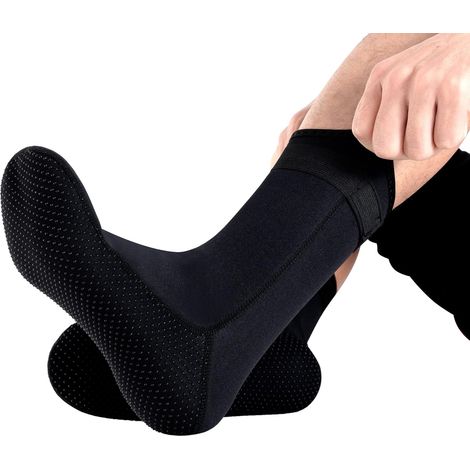 Chaussettes de plongée, chaussettes en néoprène 3 mm, chaussons de surf, chaussons de plongée, bottes de plongée, taille L
