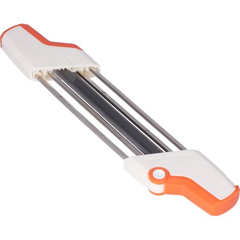 Affûteur de chaîne de tronçonneuse 2 en 1 : précis, rapide, durable, flexible, portable et compatible avec de nombreux modèles de chaînes de tronçonneuses. (1/5)