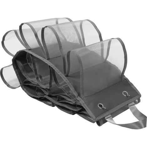 Organizador de ropa deportiva, cesta de armario de pared, bolsa colgante para guardar zapatos y perchero. (1/5)