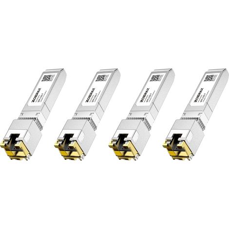 Module Cuivre SFP+, Compatibilité 10G/2.5G/1.25G, Design Durable, 4pcs 2.5G (1/2)