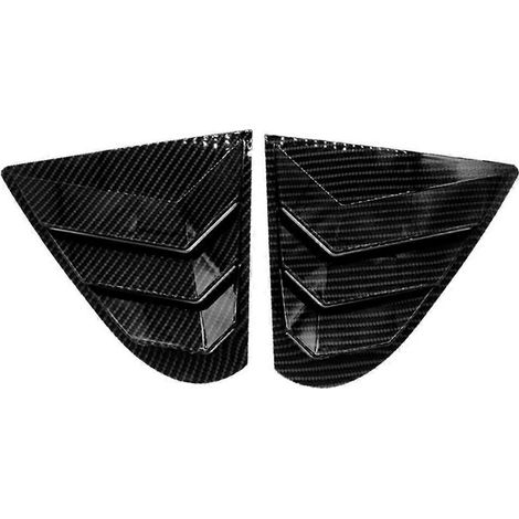 Volet décoratif latéral arrière pour Lancer, pare-soleil de vitre de custode, protection contre le soleil en ABS, accessoire de garniture extérieure. (1/4)
