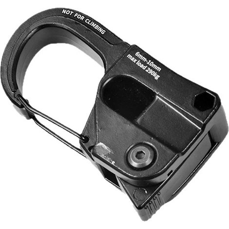 Hebilla de tensión automática de aleación de aluminio para cuerdas de tiendas de campaña y toldos, con sistema de bloqueo de gran tamaño. (1/5)