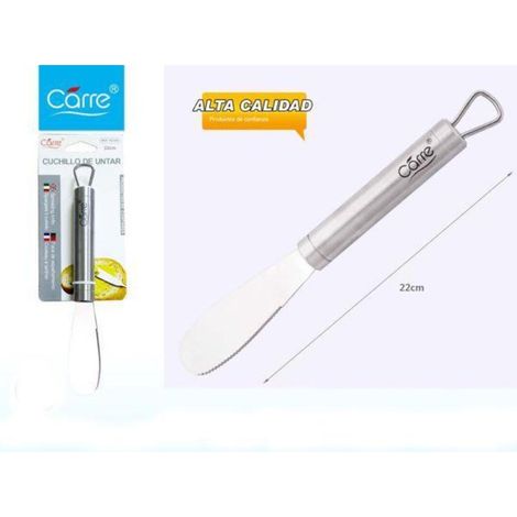 carre paleta cuchillo para mantequilla mango inox 22 cms victoria low cost
