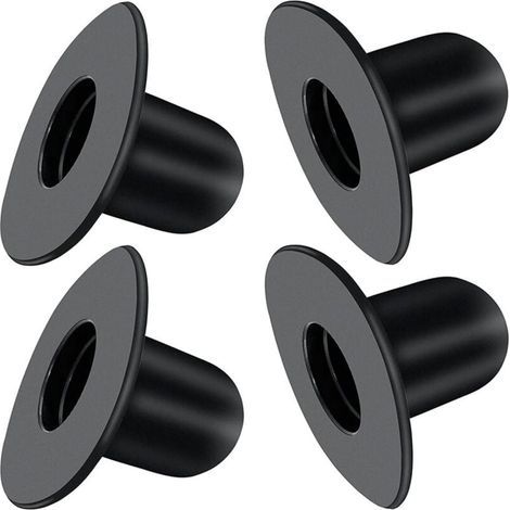 4 Pièces Bouchon de Piscine, Noir Bouchons de Fond de Rechange, pour Piscines Hors Sol (1/4)