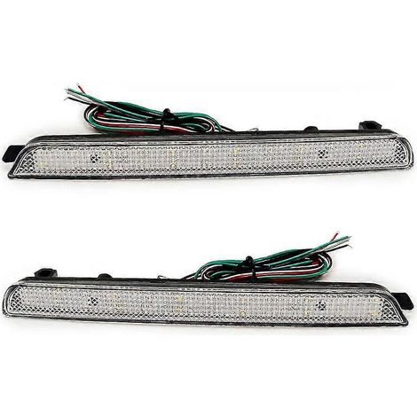 LED-Bremsleuchte mit Reflektoren für die hintere Stoßstange, passend für Mazda 3 (04-09), Mazdaspeed3 (07-09), Axela BK5P, BKEP, BK3P, Mazda2 und Mazda6 – Klare Abdeckung
