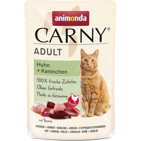 Croquettes pour chat Animonda Carny - Poulet et lapin 85 g