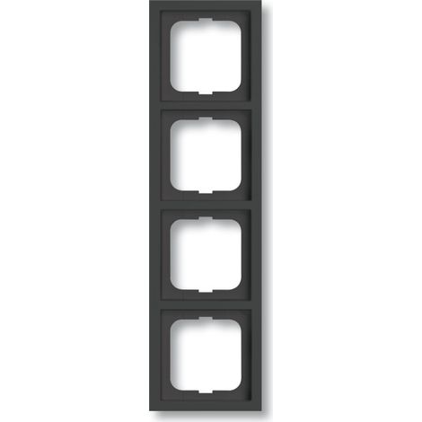 Busch-Jaeger Marco embellecedor cuádruple antracita - future® linear (1724-181K), 2CKA001754A4243 (1/4)