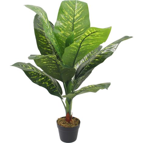 Pianta artificiale Pothos Rebecca Mobili Hieki 90x35x35 PEVA Polietilene Verde Marrone