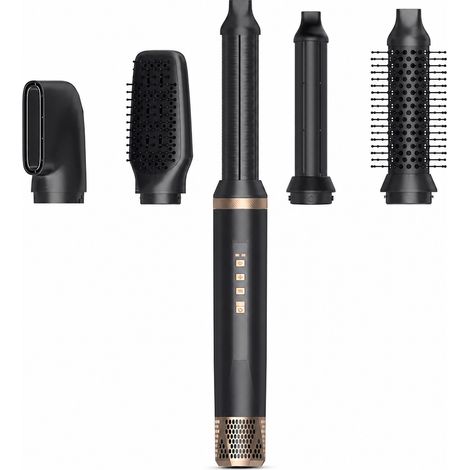 Brosse Soufflante Coiffante 5 en 1 pour Sécher, Lisser et Boucler, Noire, 220 V EU (1/5)