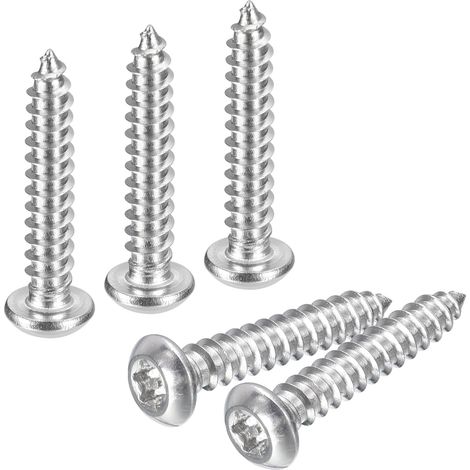 20Pcs 6 x 3/4" Vis de Sécurité Torx en Acier Inoxydable 304 (1/5)