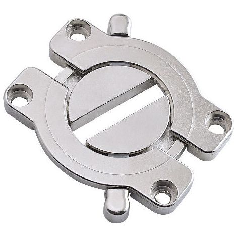 royaluxe - Connecteur de Table en Métal, Verrou de Table Loquet, Verrous de Table à Manger, pour Table de Bureau, Meubles, Accessoires de Dessus de Table (1/5)
