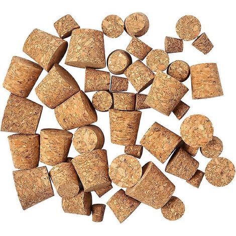 100 bouchons en liège pour bouteilles en verre-2.4x2cm (1/4)