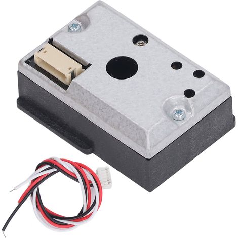 Module de capteur de poussière PM2.5 pour purificateur d'air, détection de qualité de l'air, moniteur de brume et testeur de particules fines 3.4V (1/5)