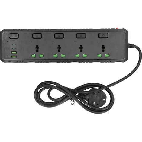 Multiprise universelle multifonction USB PD PD prise UK 110‑265V pour maison (1/5)