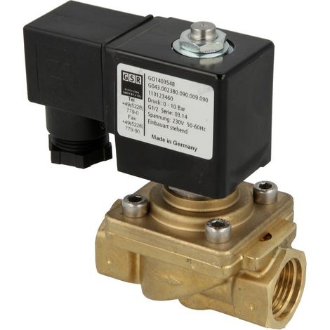 Electrovanne GSR E4323/1006/T012TM 1/2’’ 230V 50 Hz