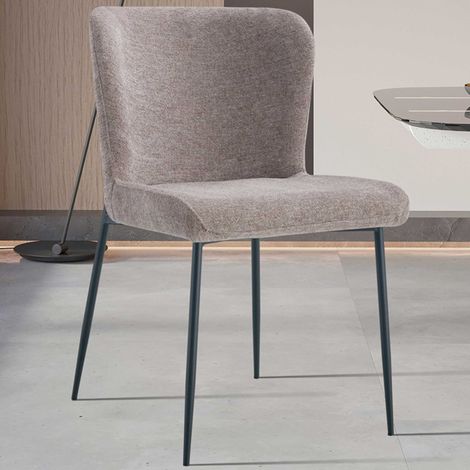 Chaise de salle à manger Lisa  50 x 62 x 85 cm  Design couleur (1/5)