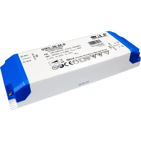Fuente De Alimentación Regulable Triac LED De 50W 24V -GLP (1/3)